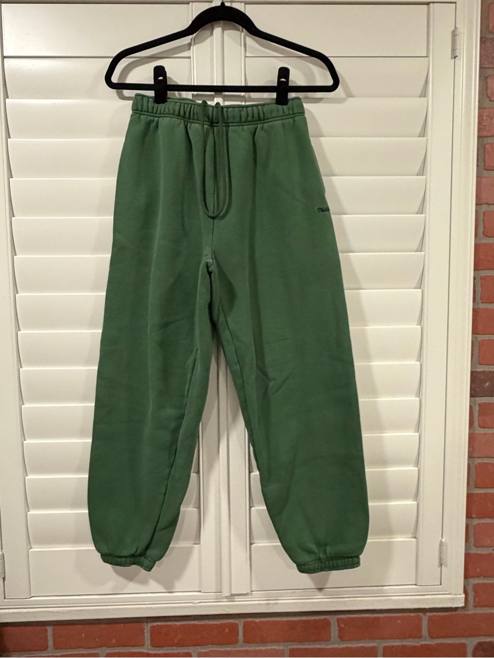 TNA Olive Green Fleece Joggers